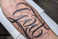 tattoo lettering 9