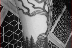 tree tattoo dotwork 2