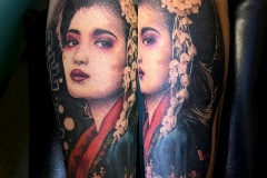1 portrait Geisha tattoo